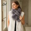 Winter Gifts for Women Plush Cross Scarf, Stylish Faux Fur Neck Warmer, Elegant Scarf Party Soft Double-Sided Thermal Wrap Ladies Girls Thickened