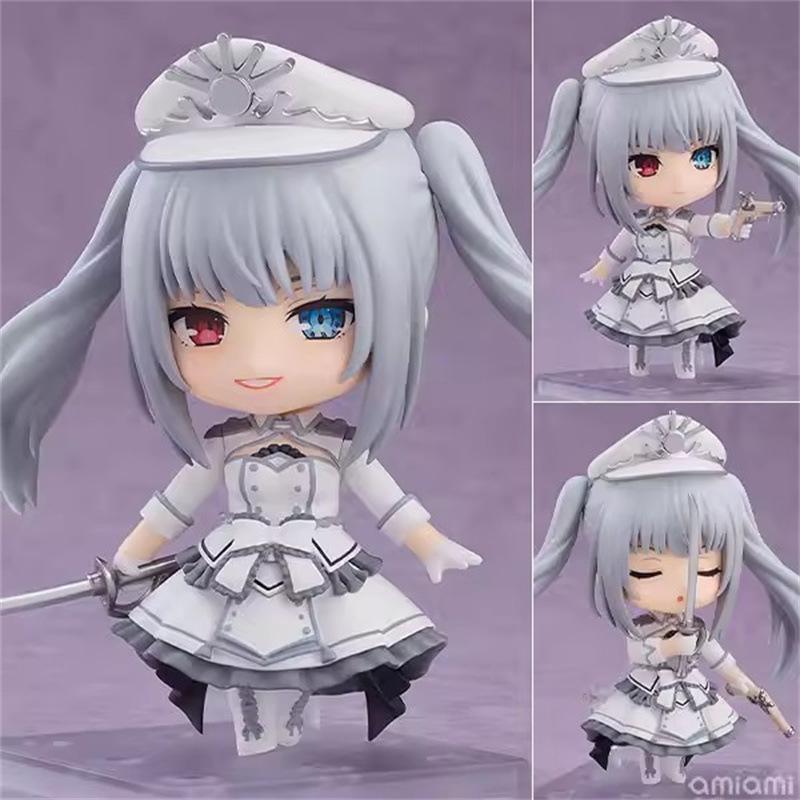 Q Version Anime Girl Figure: Cute, Beautiful, Replaceable Face Toy Ornament - Ideal Birthday Gift