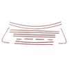 2022 BZ4X Stainless Steel Anti-Scratch Window Trim Car Accessories