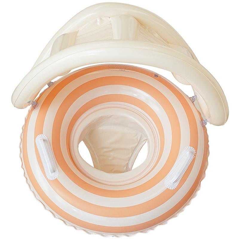 Детский надувной круг для плавания «Маленький кролик» с двойной воздушной камерой и утолщенными надувными рукавами