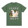 I Love Milfs Funny Meme Horse Graphic Print T Shirts Unisex Women Casual Cotton Tshirt Fashion Vintage Summer Short Sleeve Tops