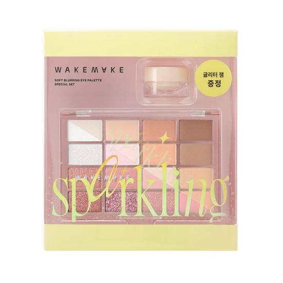 WAKEMAKE Палитра для век Soft Bluring Eye Palette, 9 цветов (50%)