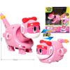 Newest ABS Min Deformation Gogo Dino Action Figures REX Transformation Car Airplane Motorboat Crane Dinosaur Toys for Kids
