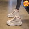 2025 Winter Velvet Warm Platform Cotton Shoes Women's Korean Version High-top Ins Tide Student Leisure Sports Women's Shoes K6717