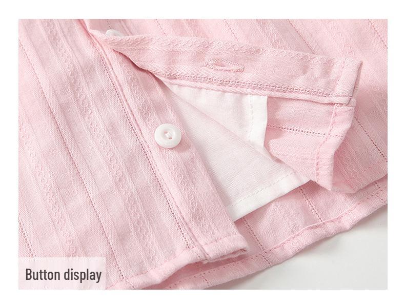 Осенний милый комплект из двух предметов: рубашка с длинным рукавом и воротником-лепестком для младенцев и девочек