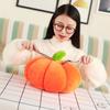 Real Life Plush Pumpkin Pillow  Kawaii Fruits Vegetable Stuffed Baby Toys for Kids Friends Soft Cushion Birthday Gift Home Decor