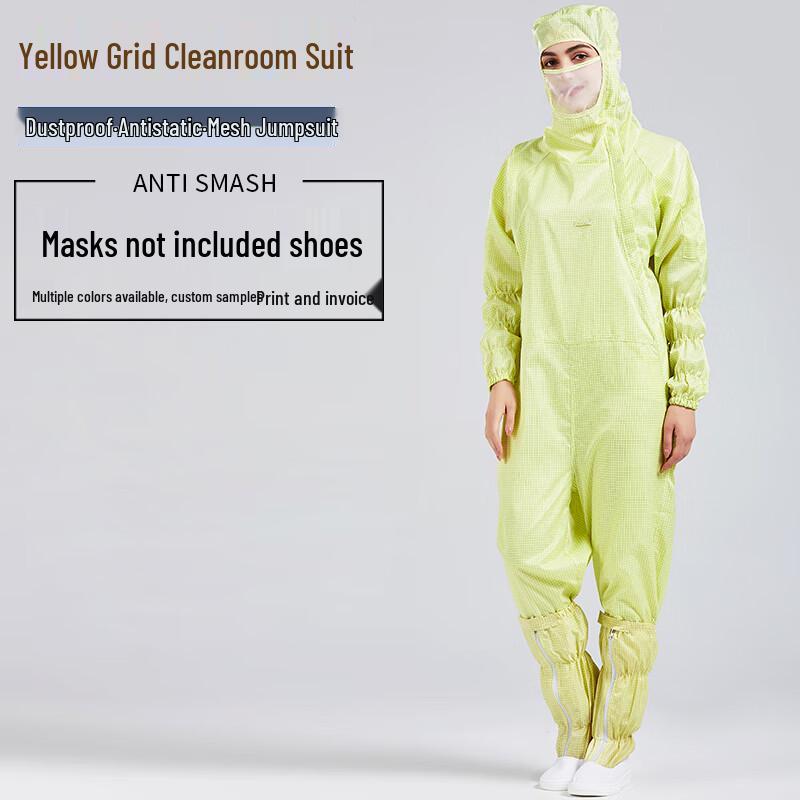 Shuangcan 0.5 Mesh Front-Open Coverall with Hood