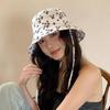 Broken Flowers Women Sunscreen Hat Adjustable Sun Hat Fashion Sunshade Hat Summer
