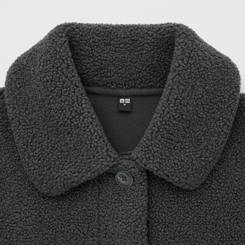 Uniqlo Однотонный пиджак на одной пуговице Женские пиджаки Серый 442884-08