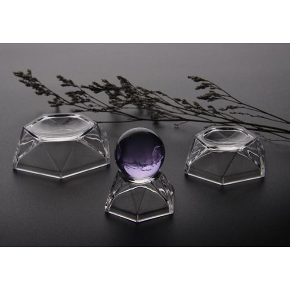 Sleek Acrylic Stand for Crystal Ball Display for Home and Shop Use