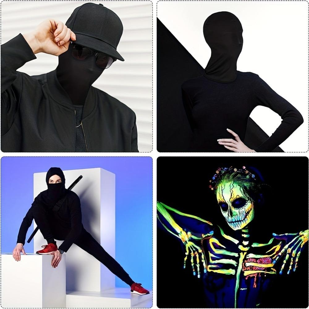 Капюшон, костюмы на Хэллоуин, спандекс, полная маска для взрослых, призрачный фестивальный реквизит, вечерние карнавальные наряды, аксессуары, украшение