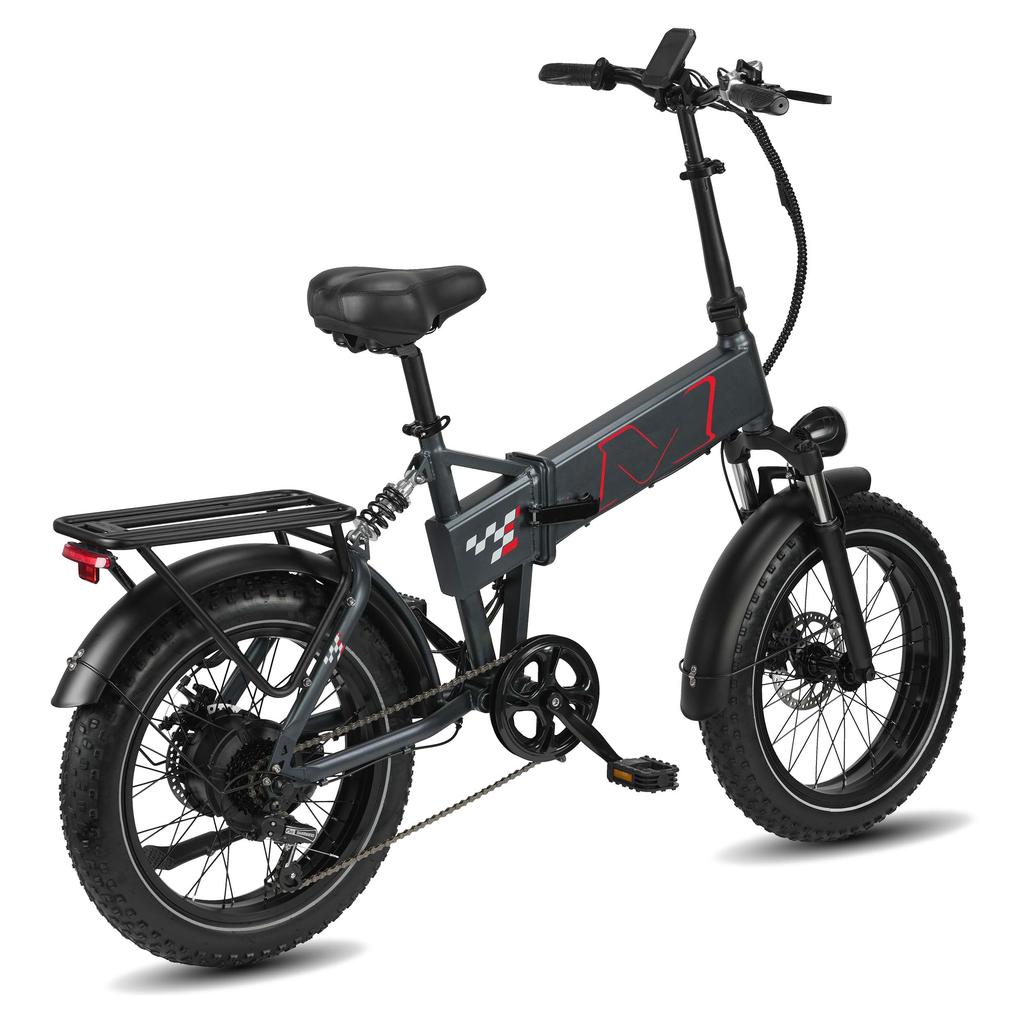 Maxturn POLARIS Electric Bike For Adult 500W Motor 48V 13Ah Battery 20 inch All-Terrain Tires Electric Bicycle