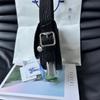 [Pre-Owned] Chess College Style Metallic Accessories Pebbled Calfskin Shoulder Crossbody Bag - Excellent #71RS3J