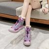 Модные Топ Качество Ретро Высокие Плюшевые Ботинки Женские 2024 Новые Короткие Модные Универсальные Снежные Ботинки Платформа Женские Зимние Ботинки