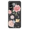 For Samsung Galaxy A17 5G Case Big Flowers Pattern Printing Straight Edge TPU Phone Back Cover