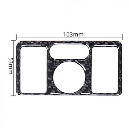 Fits For Acura TL 2004-2008 Carbon Fiber Interior Power Mirror Switch Cover Trim