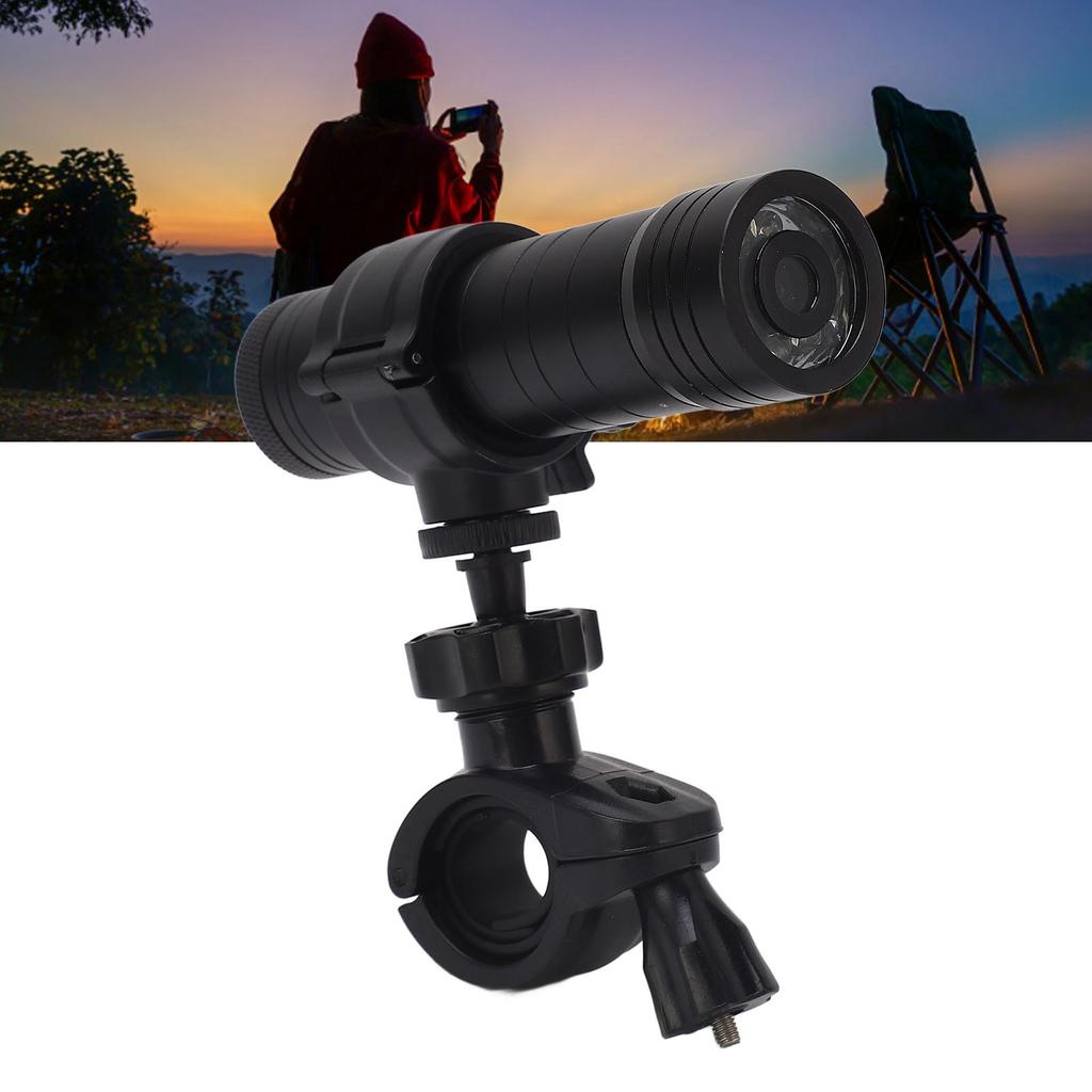 Мотоциклетный шлем с камерой ночного видения, фонарик для шлема 720P с 8 светодиодами для спорта на открытом воздухе