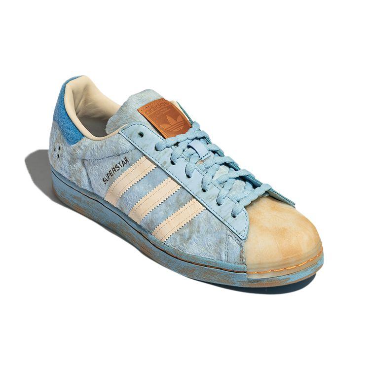 Adidas Суперзвезда, тающая печаль CNY Blue (2022) Кроссовки унисекс Clear-Blue Ecru-Tint Orange-Rush GY7012