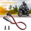 1 x 12AWG 30CM SAE Power Socket Extension Connector Cable For Motorcycle Battery