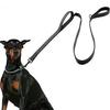HGHC Laisse De Chien, Laisse 1.5m De Long, 2 Poignées Pour Un, Ceinture Ergonomique Robuste En Nylon Pour, Idéal Pour Les Chiens D