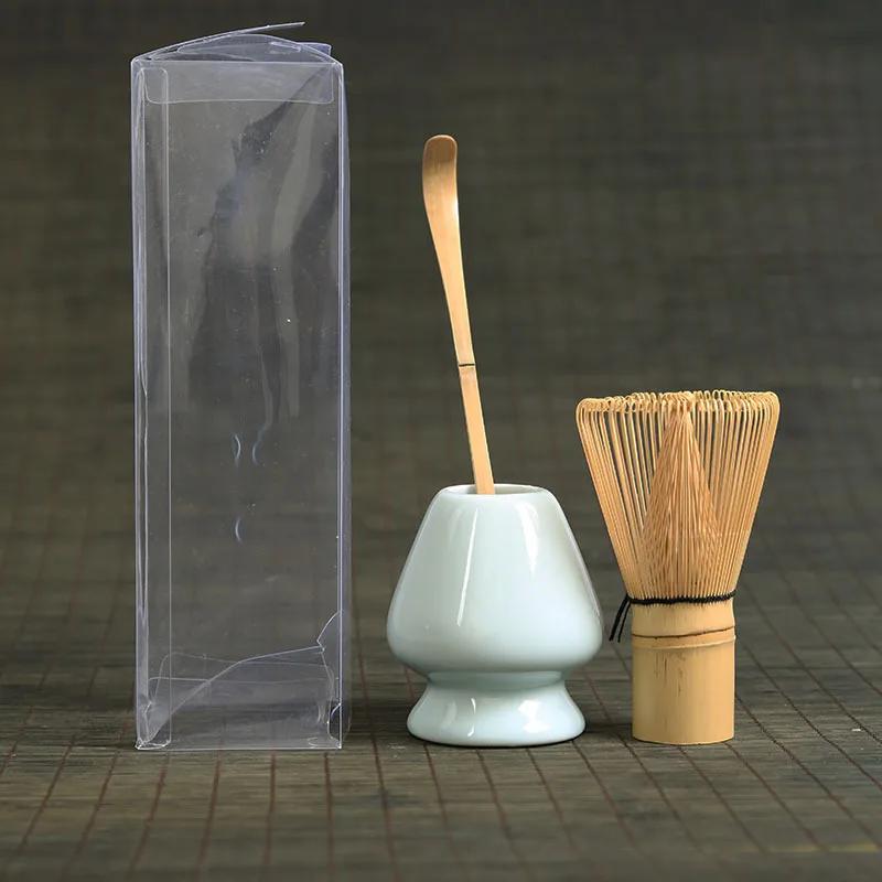 Набор для взбивания чая Матча Инструмент для Матча Чайный набор Бамбуковый венчик Совок Керамическая чаша для Матча Традиционный ручной работы Церемониальный Инструмент для приготовления чая