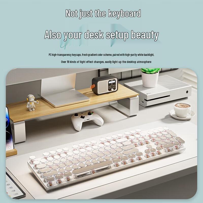 EWEADN V30 Ретро Панк Беспроводной Механический Набор Клавиатуры