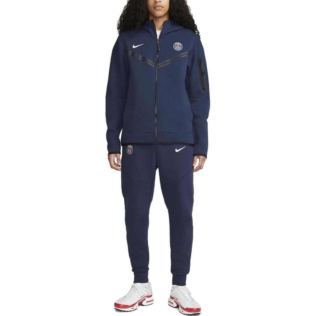Nike Sportswear Tech Fleece Full-Zip PSG Hoodie 'Midnight Navy' Men's DM2887-410