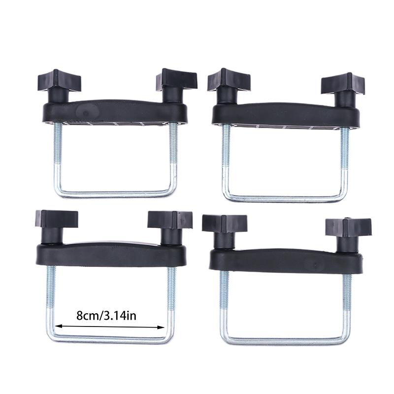 4 шт., комплект для крепления корзины багажника на крышу автомобиля, универсальные зажимы для крепления рамы багажа