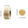 500Pcs/Roll Kraft Round Self-adhesive Label Paper DIY Items Classification Name Stickers Personalized Labels Stickers