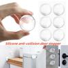 Transparent Soft Silicone Door Stopper Bumper Self-adhesive Stickers Wall Protector Muffler Furniture No Trace Anti-crash Pad