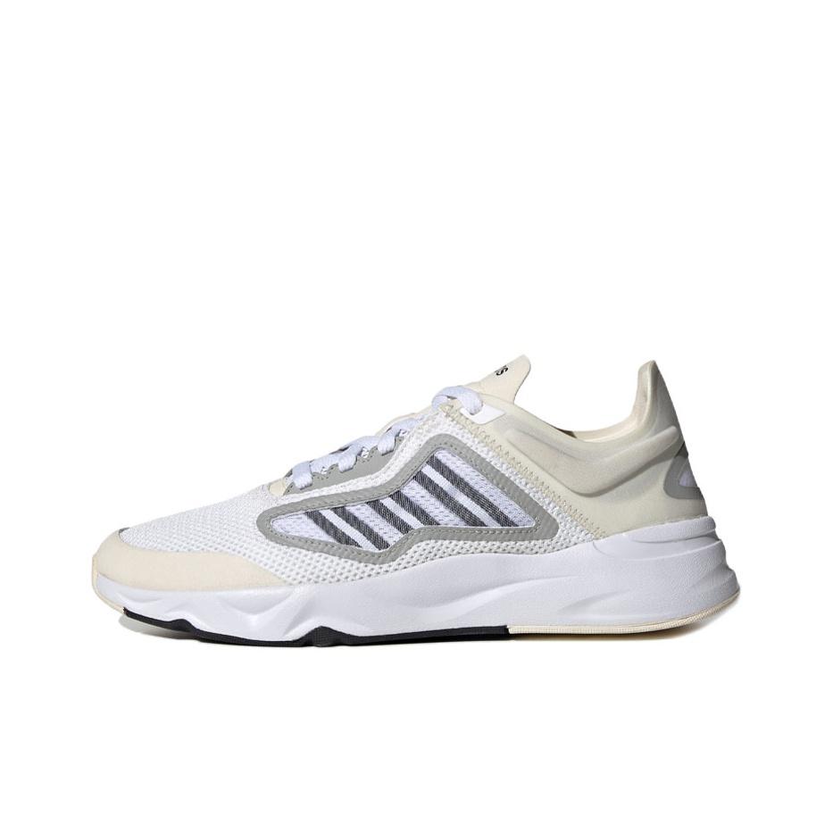 adidas Neo Futureflow Cc Тканевые Спортивные Амортизирующие Нескользящие Износостойкие Низкие Повседневные Кроссовки Мужские кроссовки Молочно-белые Черные FW7188