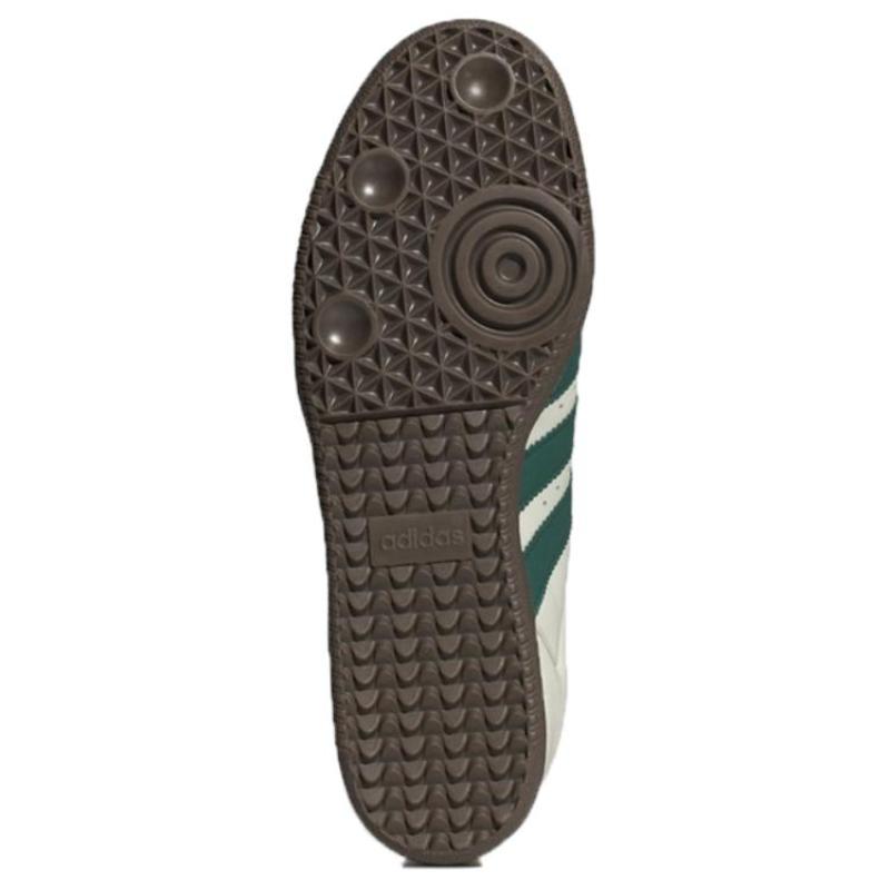 adidas Оригинальные кроссовки Samba цвета слоновой кости и университетского зеленого для женщин IF1811