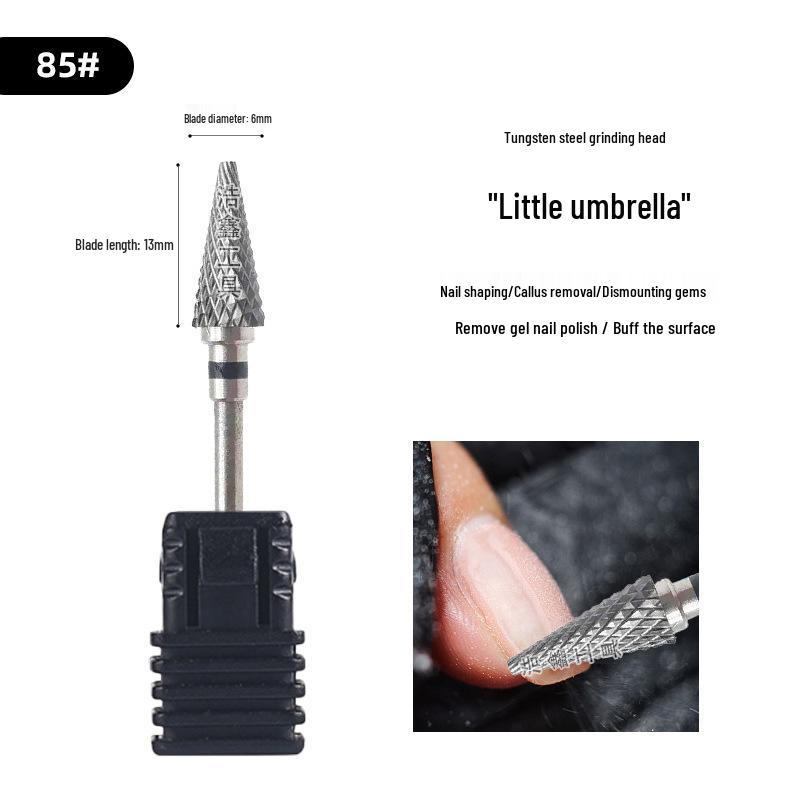 Коническая фреза из вольфрамовой стали для снятия гель-лака