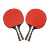 2шт ракетка для настольного тенниса, ракетка для настольного тенниса с 3шт 3-звездочными профессиональными мячами для настольного тенниса для Tr