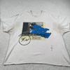 Графическая футболка Cactus Jack Travis Scott Fragment Design Кремовая 2XL Потертая Унисекс Футболка