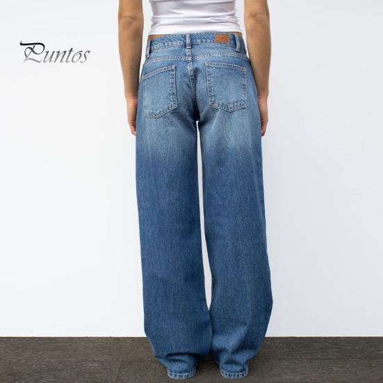 Широкие джинсы для женщин, эластичные джинсовые брюки с высокой талией и карманами, повседневные прямые джинсовые брюки