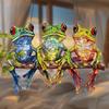 2D Three Frogs Light Catcher, Holiday Decoration, Country Room Decoration, Four Seasons Window Wall Room Bedroom Home Garden Indoor Decoration