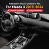 Для Mazda 3 2019-2024 2023 Автомобильная Дверь Центральная Консоль Переключение Передач Навигация Полный Комплект Внутренние Накладки TPU HD Защитная Пленка