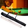 Collapsible Pool Cue Bag Faux Leather Billiard Carrying Case Portable Billiard Cue Bag  Cue Stick