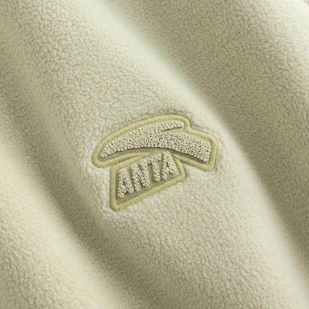 Anta Autumn Lifestyle Series Fleece Pullover Sweatshirt Men Tops 952548706-4