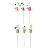 3 шт. Садовые колышки Смешные Арт Украшения для Цветочных Горшков для Газона Снаружи Дома