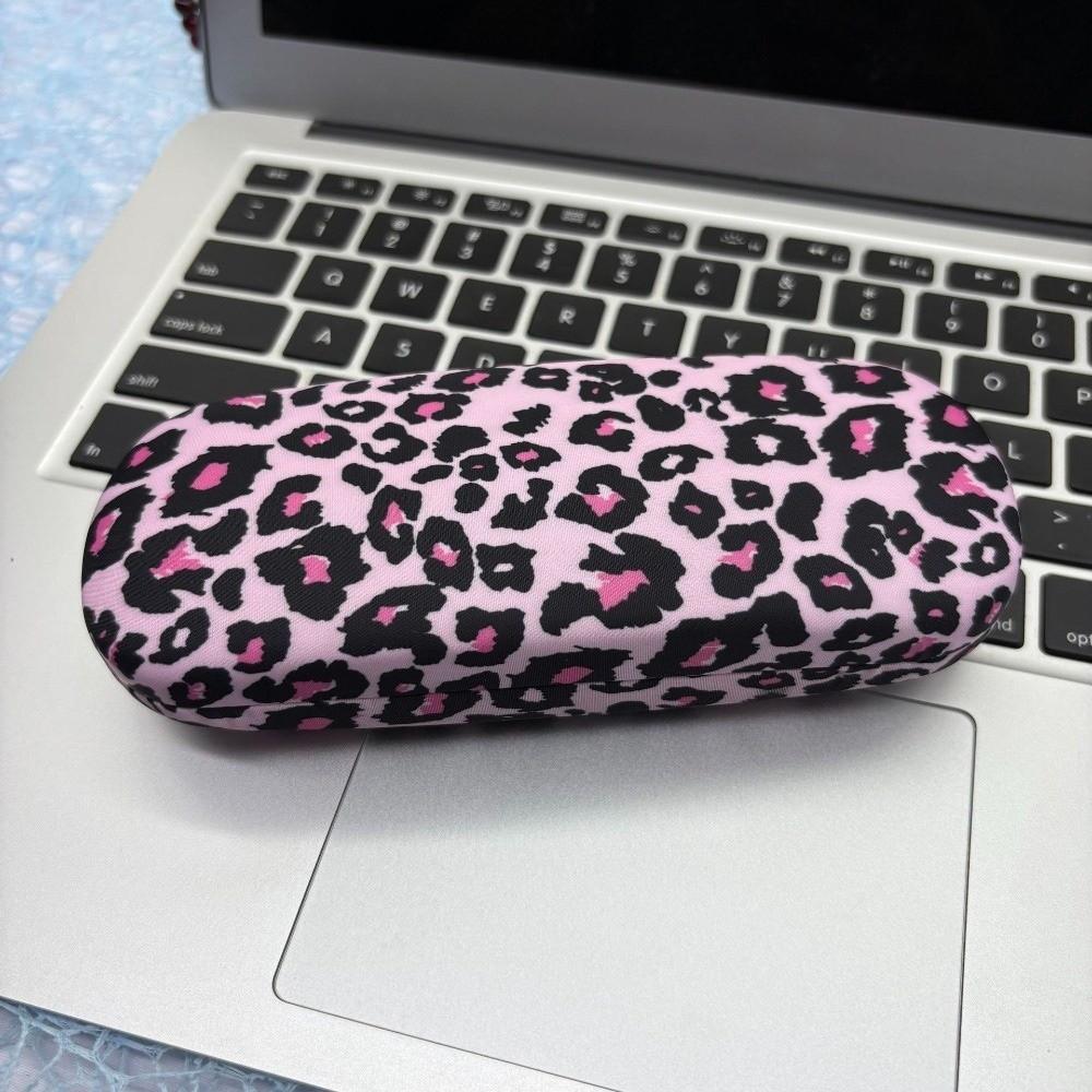 Luxury Design Spectacle Storage Holder Leopard Print Glasses Box Eyeglasses Case For Women