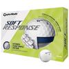 TaylorMade SOFT RESPONSE иономерный чехол из 3 частей, мяч, прямой импорт из США, белый