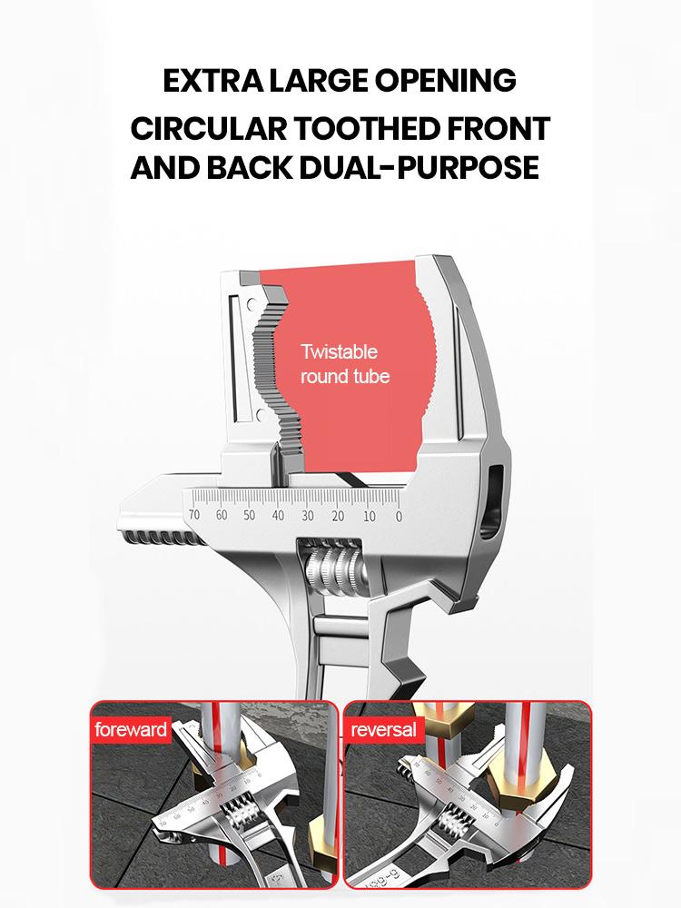 Универсальный набор для ремонта 6-68 мм, ручные инструменты для ванной комнаты, большой трубный ключ, гаечный ключ, разводной гаечный ключ, инструмент для домашнего ремонта, гаечный ключ