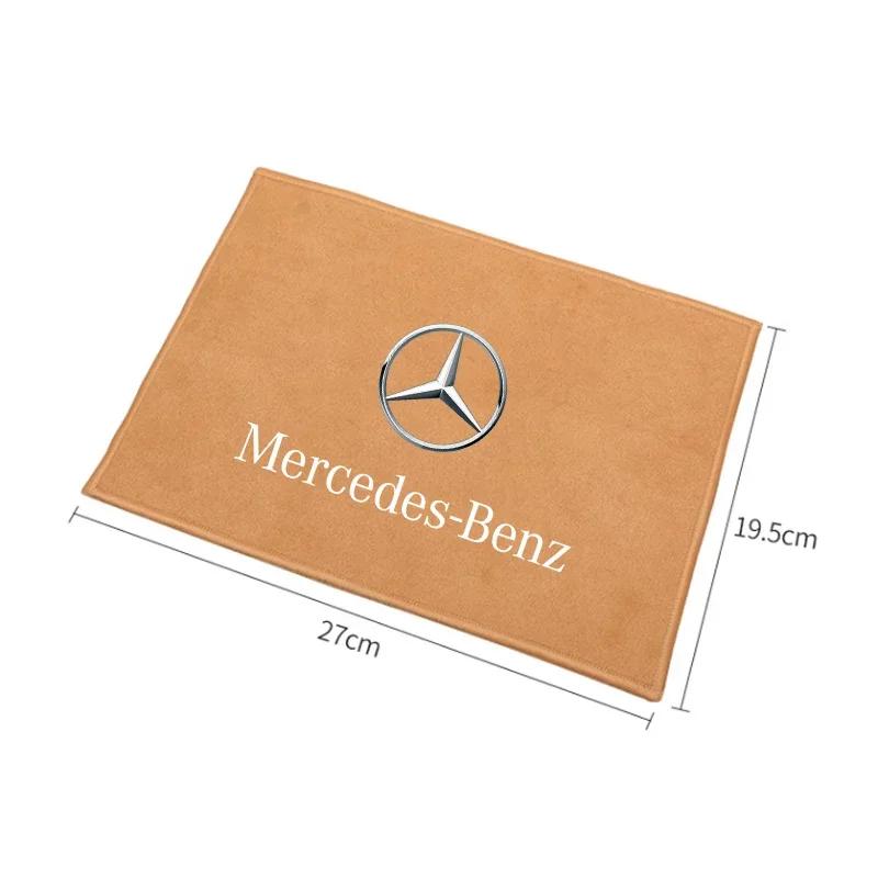 Car Sticker Hot 2026 New For Benz Car Towel Suede Coral Velvet Double-sided Car Cleaning Cloth For Mercedes benz A B R G Class G
