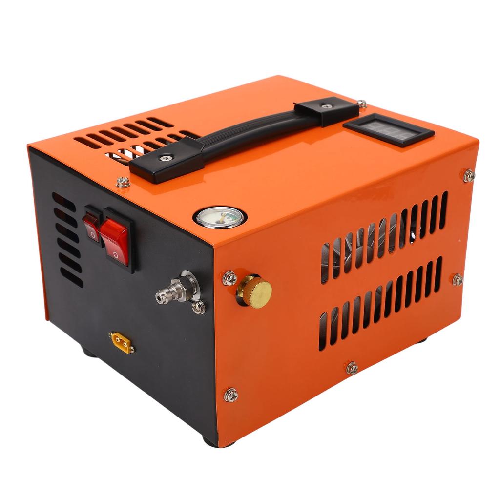 Воздушный компрессор PCP, пневматический насос высокого давления, встроенный преобразователь мощности постоянного тока 12 В для автомобиля