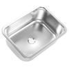 RV Sink Square 345x245x136mm 304 Stainless Steel Flush Mounted Hand Wash Basin Sink with 40mm Drain 