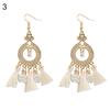 Women Vintage Boho Tassels Pendant Drop Dangle Hook Earrings Eardrop Jewelry