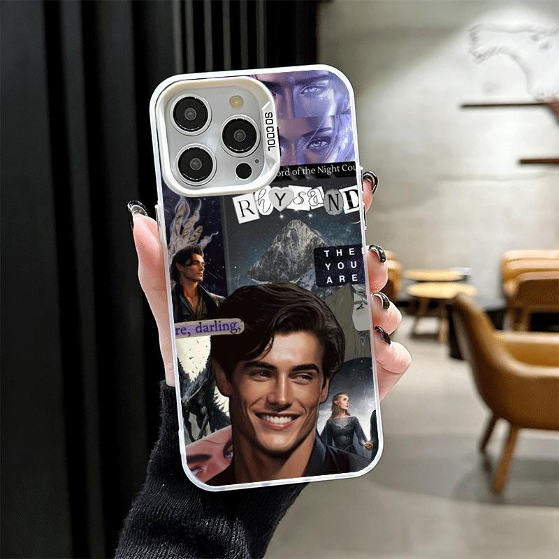 Acotar A Court of Mist and Fury Мягкий чехол для телефона для iPhone 15 16 17 Pro Max 17Air 16E 14 Plus 13 12 Mini Ударопрочный чехол Задняя часть S