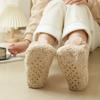 Cartoon Floor Stockings Women Mid-Calf Coral Fleece Socks Funny Furry Plush Sock  Winter